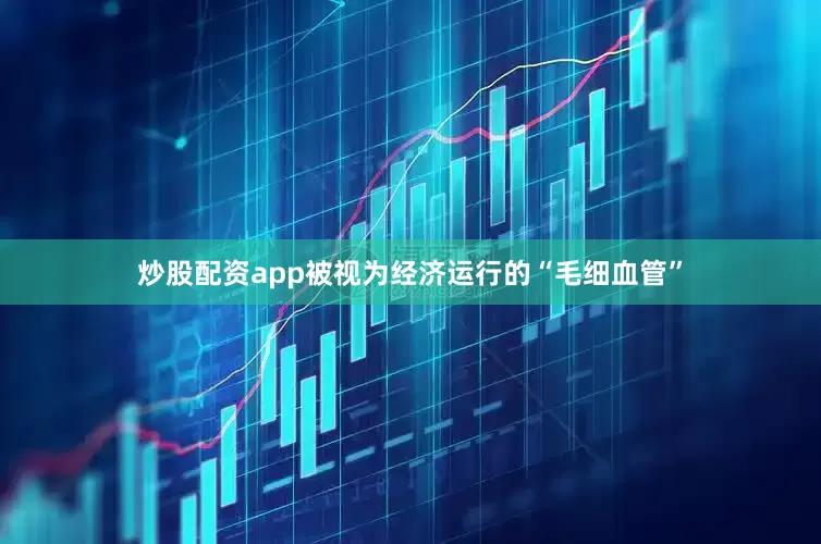 炒股配资app被视为经济运行的“毛细血管”