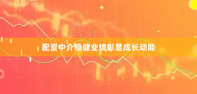 配资中介稳健业绩彰显成长动能